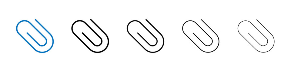 Clip icon Outline vector logo for web ui