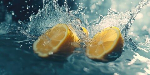Lemons in water