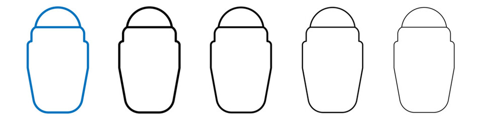 deodorant icon Outline vector logo for web ui