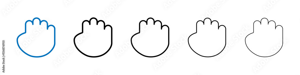Poster empowerment icon outline vector logo for web ui