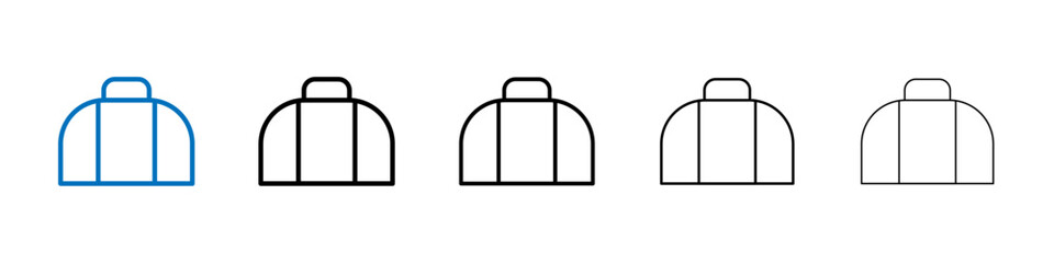 Handbag icon Outline vector logo for web ui