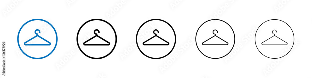 Poster hanger icon Outline vector logo for web ui