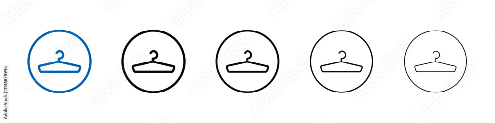 Poster hanger icon Outline vector logo for web ui