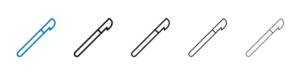 Harpoon icon Outline vector logo for web ui