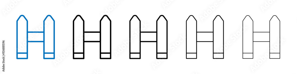 Aufkleber Jetpack icon Outline vector logo for web ui