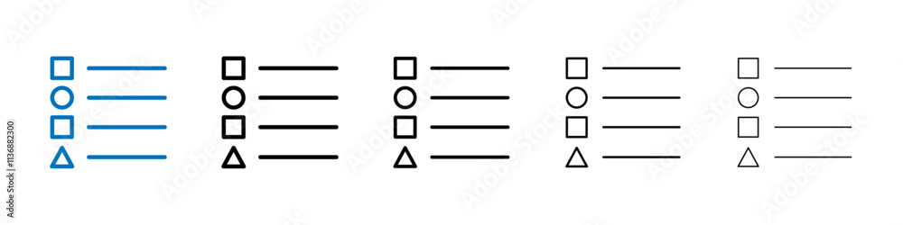Poster Legend icon Outline vector logo for web ui