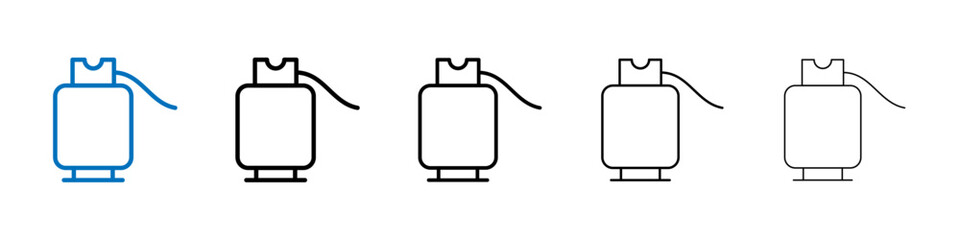 LPG icon Outline vector logo for web ui