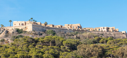 Obraz premium Gozo (Għawdex) Island Għajnsielem Fort Chambray Malta