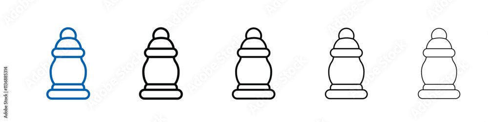 Poster oil lantern icon outline vector logo for web ui