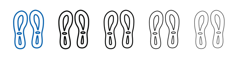 Orthopedic insoles icon Outline vector logo for web ui