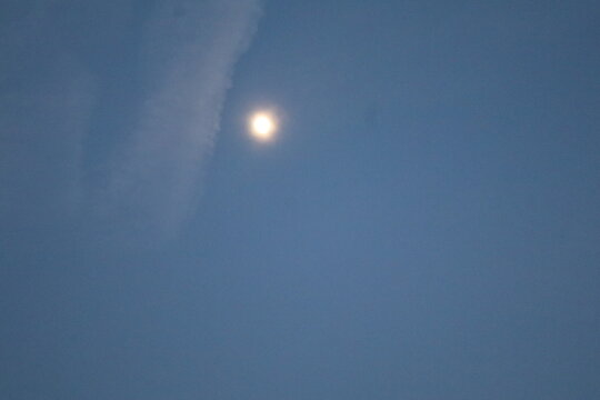 View of night sky December 13, 2024 in Ashburn VA