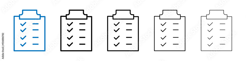 Poster Planning icon Outline vector logo for web ui