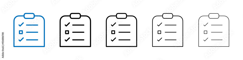 Poster Planning icon Outline vector logo for web ui