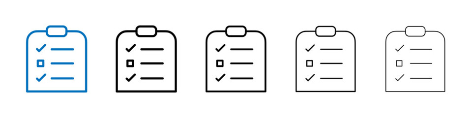 Planning icon Outline vector logo for web ui