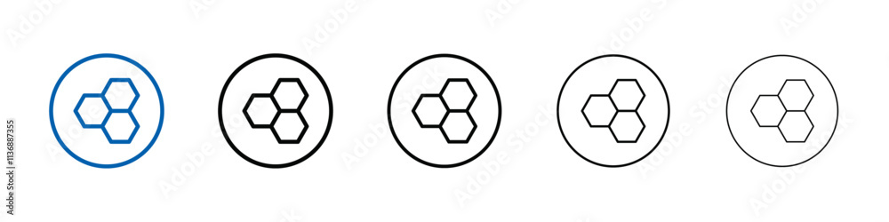 Poster propolis icon Outline vector logo for web ui