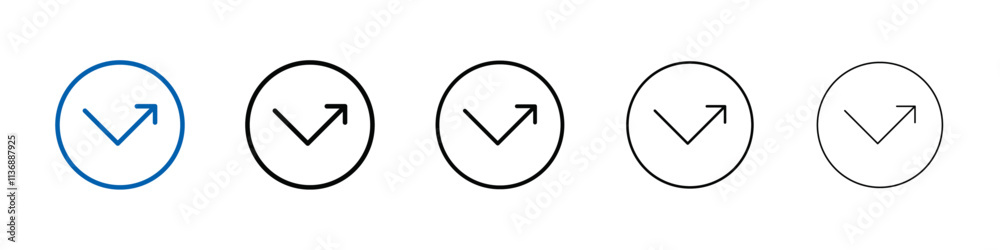 Poster rebound icon outline vector logo for web ui