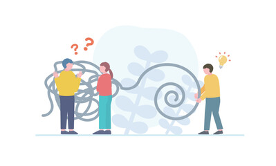 問題解決するビジネスチーム