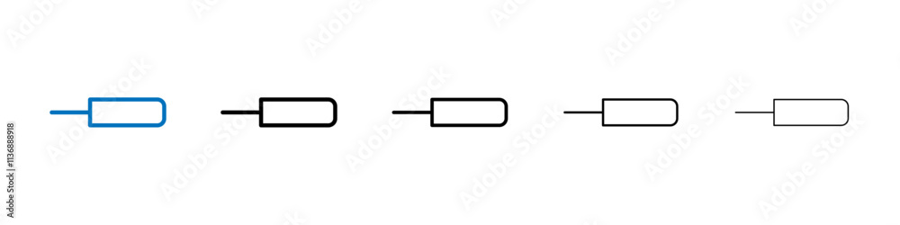 Poster Sauce pan icon Outline vector logo for web ui
