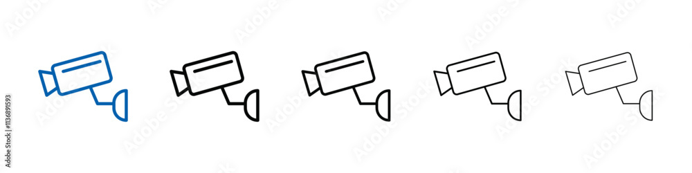 Poster surveillance icon Outline vector logo for web ui
