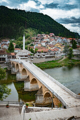 Old bridge from Ottoman empire located in Konjic, Bosnia and Herzegovina.