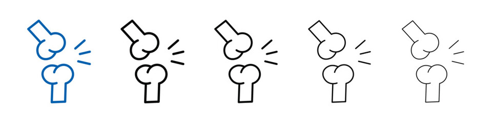 Treatment arthritis icon Outline vector logo for web ui