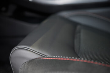 Discover the Stylish Car Interior with Premium Leather Seats for elegance and comfort