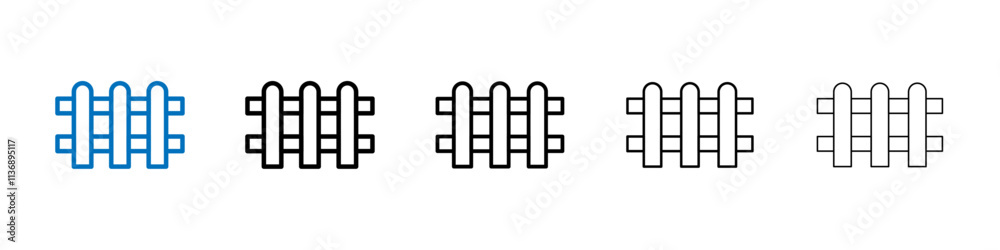 Poster yard icon outline vector logo for web ui