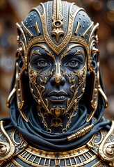 Fototapeta premium Cult of Aton Religious Mask