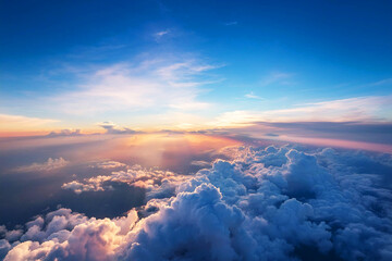 サンセットの美しい空