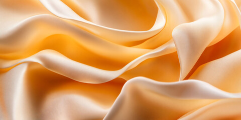 Elegant flowing fabric in soft warm tones.