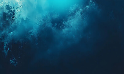Obraz premium Abstract ocean texture, deep blue water, underwater scene, textured background, digital art, subtle light, dark teal shades, grunge style, ocean depth.