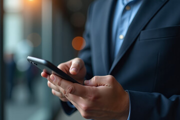 trader uses mobile app analyze cryptocurrency market trends smart