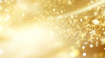A golden starbust pattern on a smooth background, reflecting the excitement and hope that the New Year brings