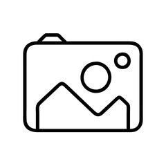 snapshot icon, photography day line art, photography day icon - simple black line art icon of snapshot, for photography day celebrations. photography vector art.