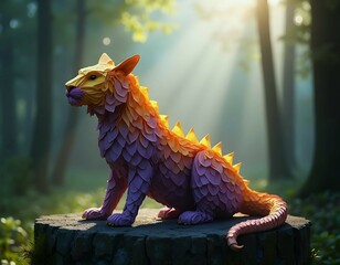 tigre origami