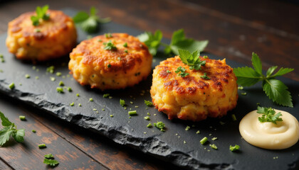 Crispy Crab Cakes with Aioli