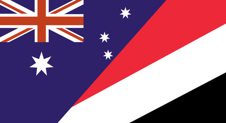 Flag of Australia and Sao Tome and Principe. Sports competitions. Political relations