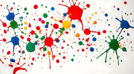 energetic paint explosion with bold chaotic strokes and splashes for contemporary art concepts