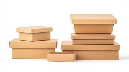 Elegant Kraft Paper Boxes for Packaging and Gift Giving