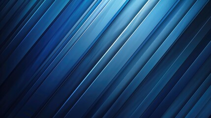 Obraz premium A sleek, abstract design featuring diagonal blue lines creating a modern, dynamic feel.