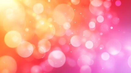 Abstract Bokeh Background with Vibrant Colors