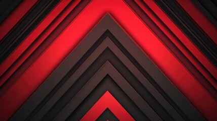 Fototapeta premium Abstract red and black layered design creating a dynamic visual effect.