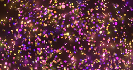 inside digital data tunnel. Futuristic abstract background with neon rays. Concept for big data