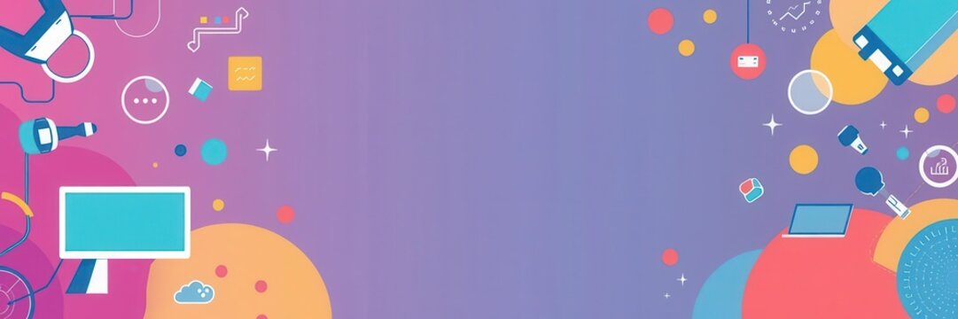 Dynamic flyer mockup featuring customizable design elements on a vibrant background, layout, mock-up