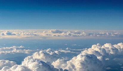 Fototapeta premium Aerial view of clouds