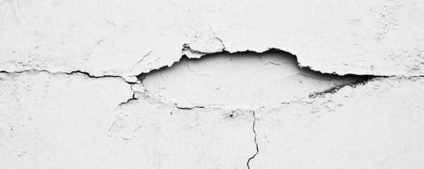 Fototapeta premium White Grunge Stucco Texture Wallpaper. Premium Light Grey Background with copy-space.