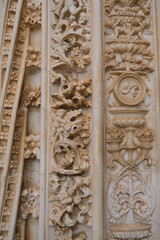 textura pedra detalhe igreja mosteiro estilo manuelino