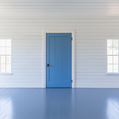 Fototapeta premium Vintage Farmhouse Doorway Adding Rustic and Classic Charm