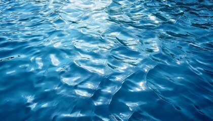 Obraz premium blue water background
