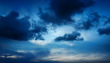 Obraz premium blue sky with clouds